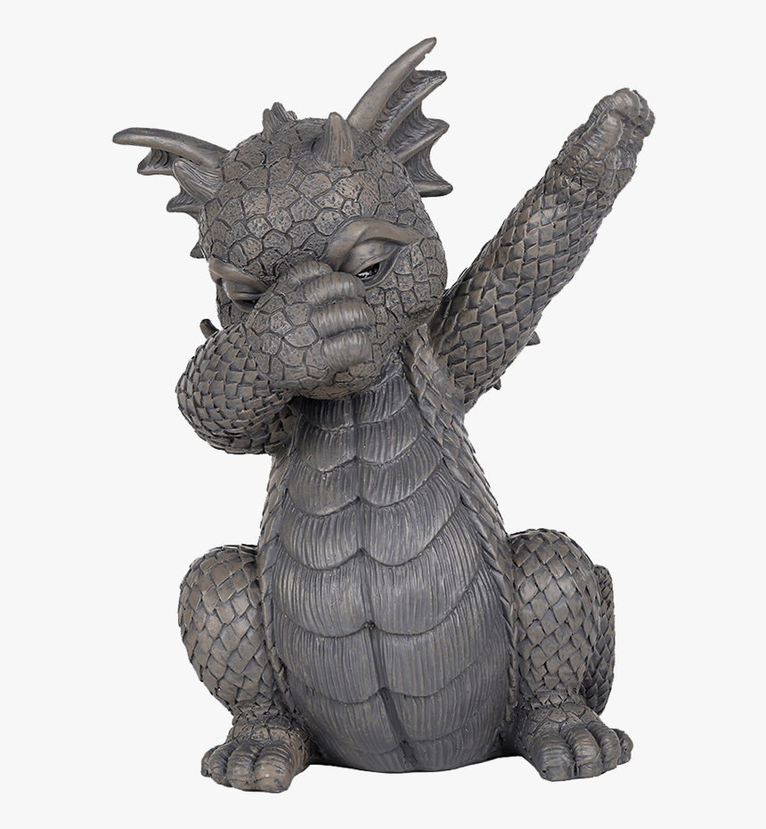 Dabbing Dragon Garden Statue - Dabbing Dragon Statue, HD Png Download, Free Download