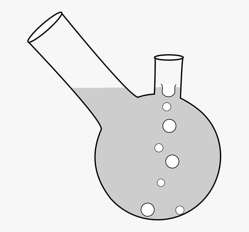 Conical, Flask, Laboratory, Experiments, Boiling, Water - Boiling Flask Clipart, HD Png Download, Free Download