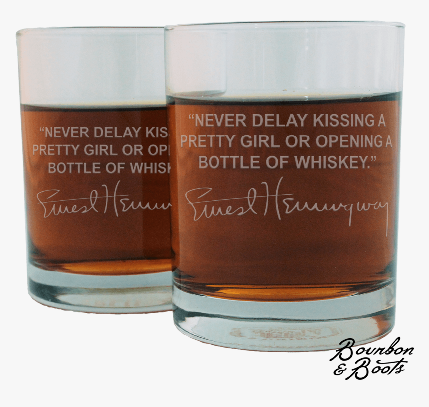 Ernest Hemingway Whiskey Cocktail Glasses - Whiskey Glass And A Womans Ass, HD Png Download, Free Download