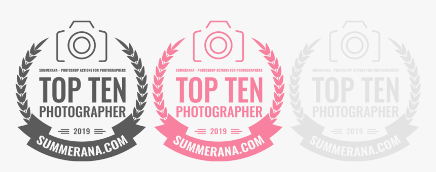 Summerana Photoshop Actions For Photographers Top Ten - Label, HD Png Download, Free Download