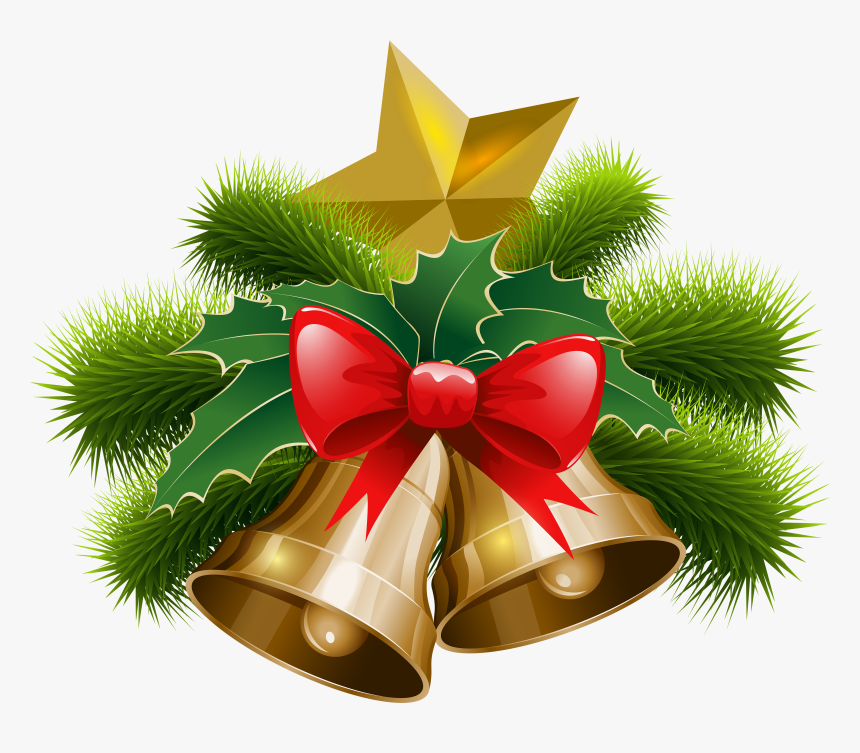 Png Bell Christmas, Transparent Png, Free Download