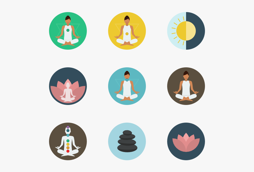 Download Yoga Png Photos For Designing Projects - Meditation Icon Clipart, Transparent Png, Free Download