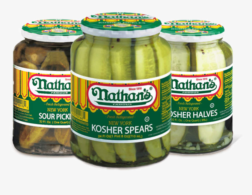 Pickles - Nathan's Hot Dogs, HD Png Download, Free Download