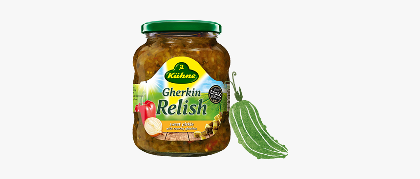 Relish Sweet Pickle - Sweet Pickle Relish Vs Gherkins Relish, HD Png Download, Free Download