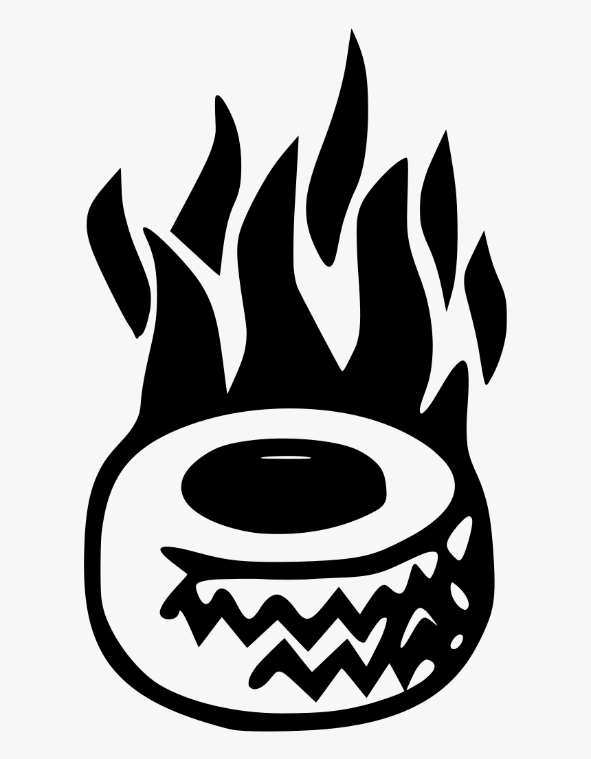 Black And White Burning Clipart, HD Png Download, Free Download