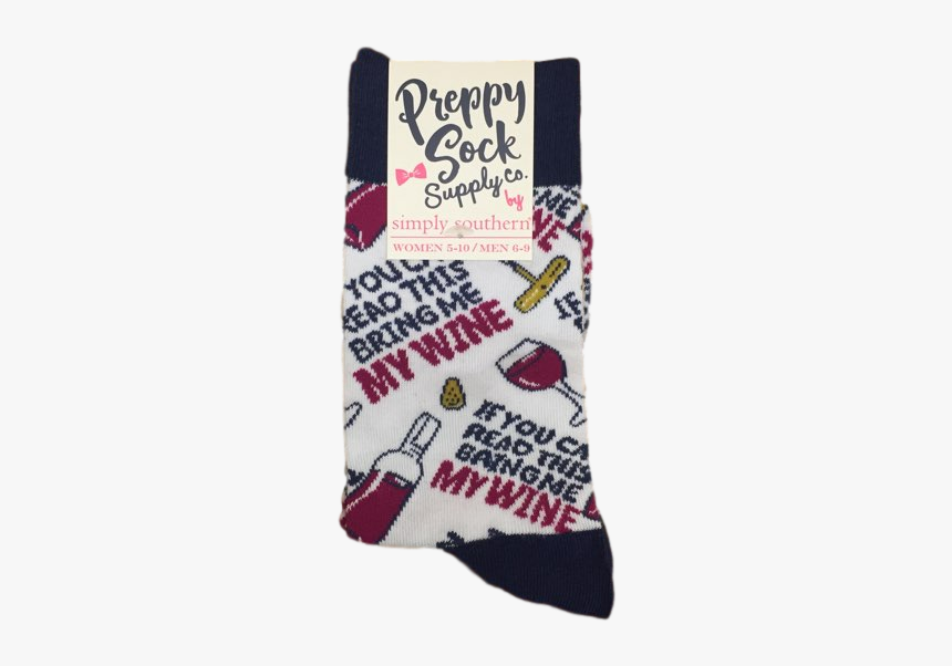 Simply Southern Wine Sock - Sock, HD Png Download, Free Download