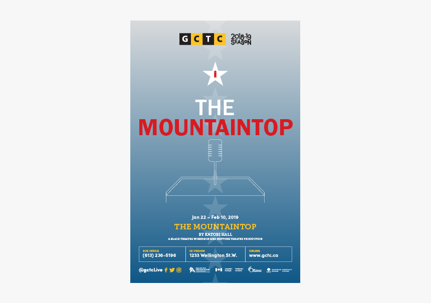 Gctc Poster Mountaintop - Graphic Design, HD Png Download, Free Download