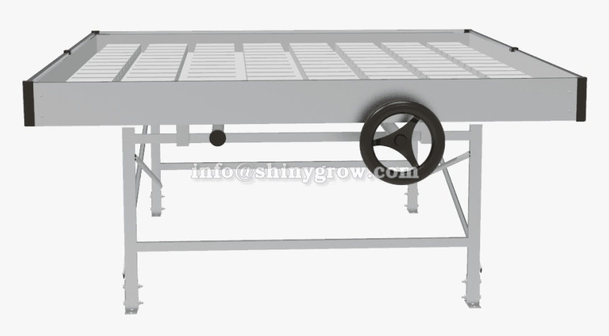 There Is A Diagram Picture Of Ebb And Flow Greenhouse - Rolling Greenhouse Table Bracket, HD Png Download, Free Download