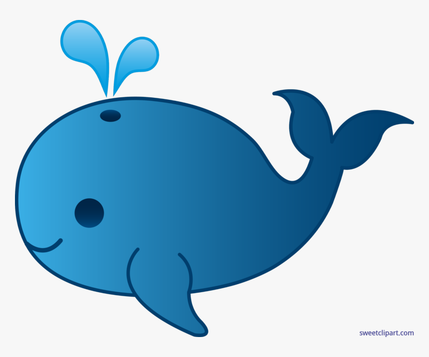 Cute Blue Whale Clip Art Cute Blue Whale Clipart Hd Png Download