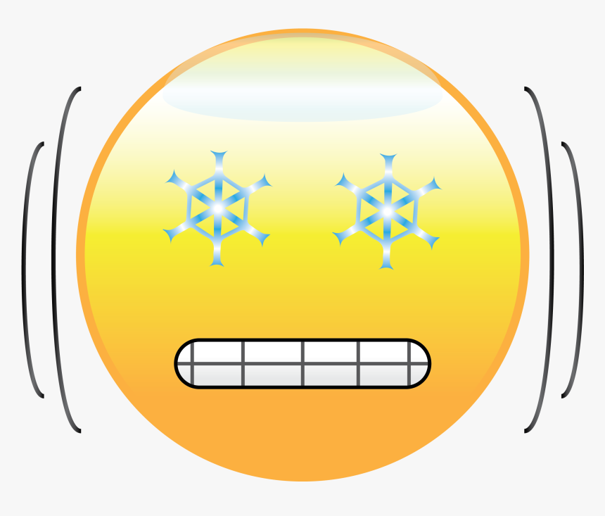 Snow Eye Emoji - Circle, HD Png Download, Free Download