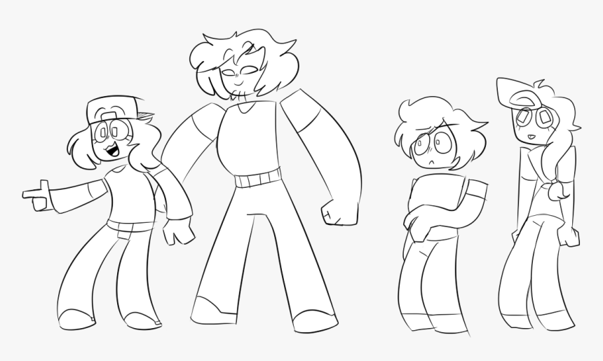 I’ll Color Them Soon And Repost Them - Cartoon, HD Png Download, Free Download
