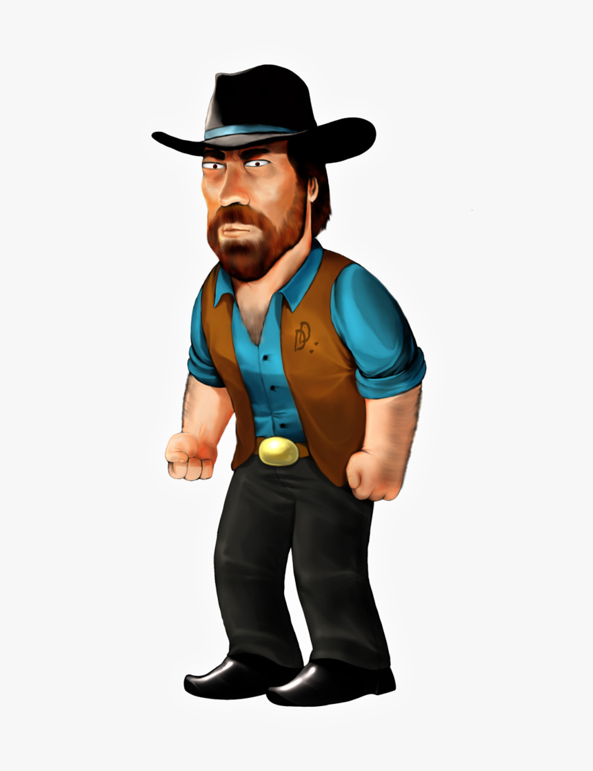 Chuck Norris Cartoon, HD Png Download, Free Download