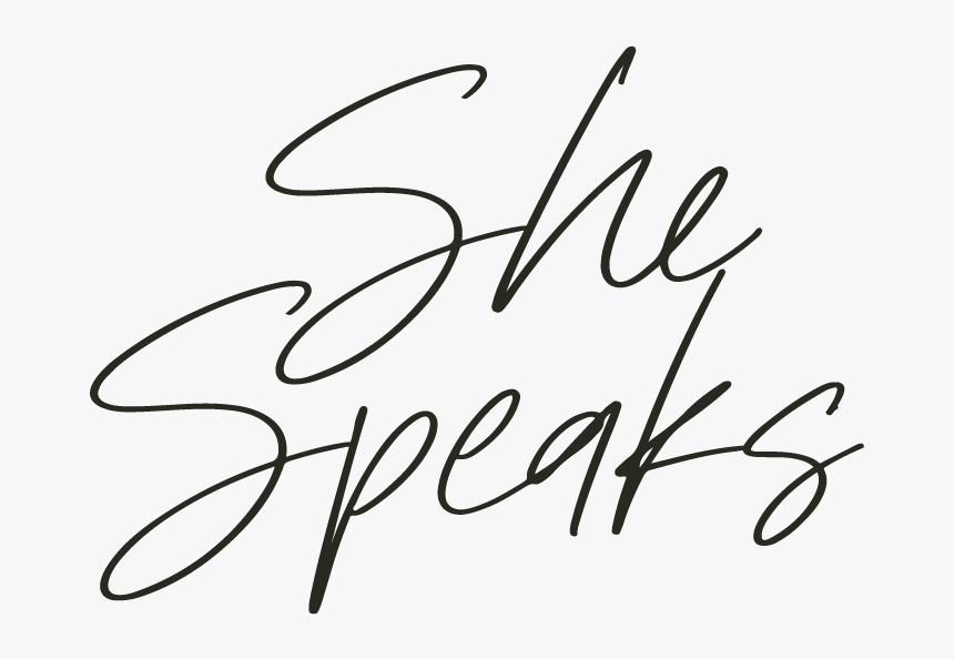 She Speaks Conference - Calligraphy, HD Png Download - kindpng