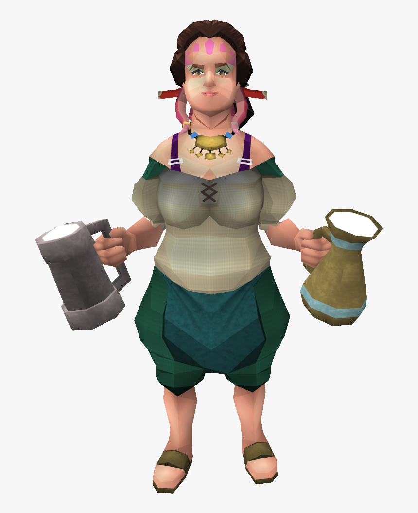 The Runescape Wiki - Bar Maid, HD Png Download, Free Download