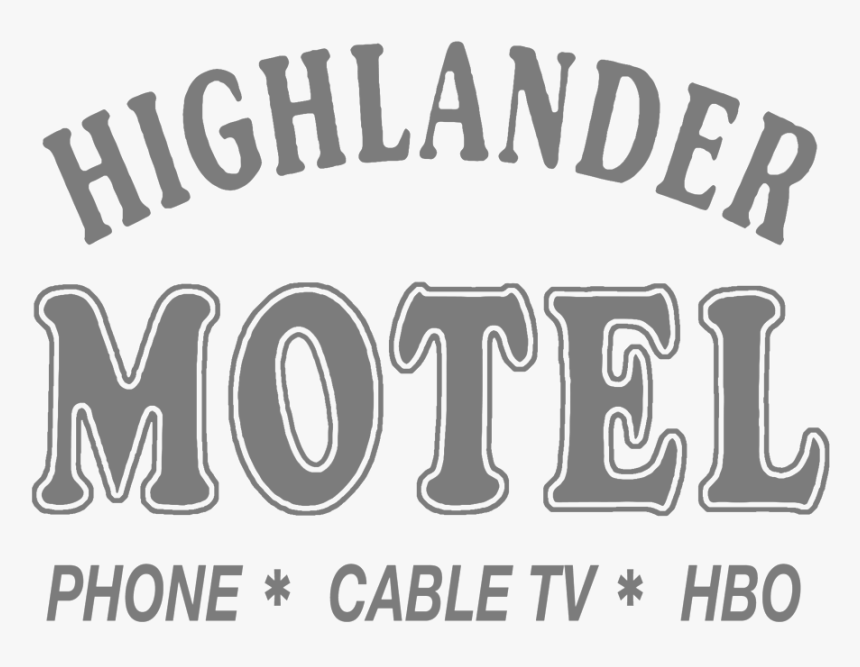 Logo Highlandermotel White - Illustration, HD Png Download, Free Download