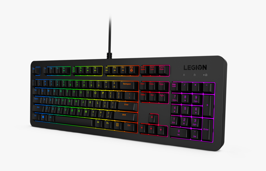 Lenovo Legion K300 Keyboard - Lenovo K300 Rgb Gaming Keyboard, HD Png Download, Free Download