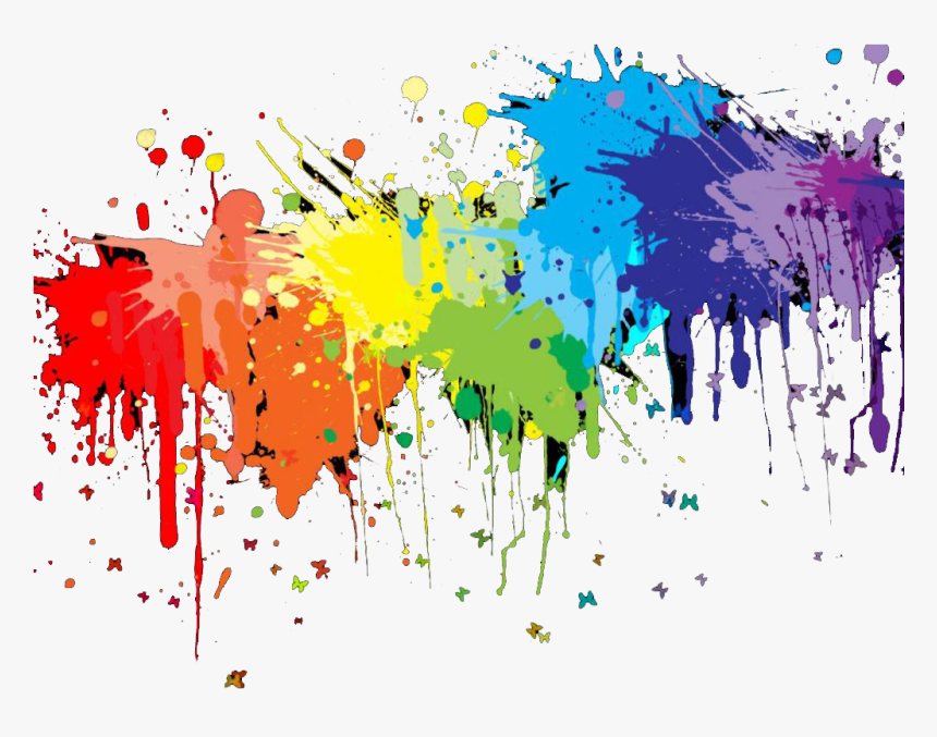 #frame #paint #splash #splatter #paintspalsh #paintsplatter - Telacuti Lo Blanquito, HD Png Download, Free Download