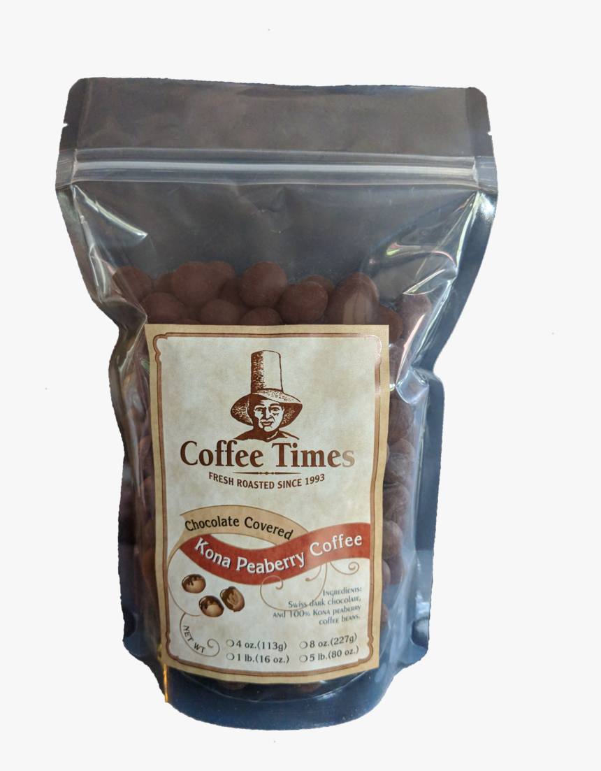 Chocolate Covered Kona Peaberry Coffee Beans, HD Png Download, Free Download