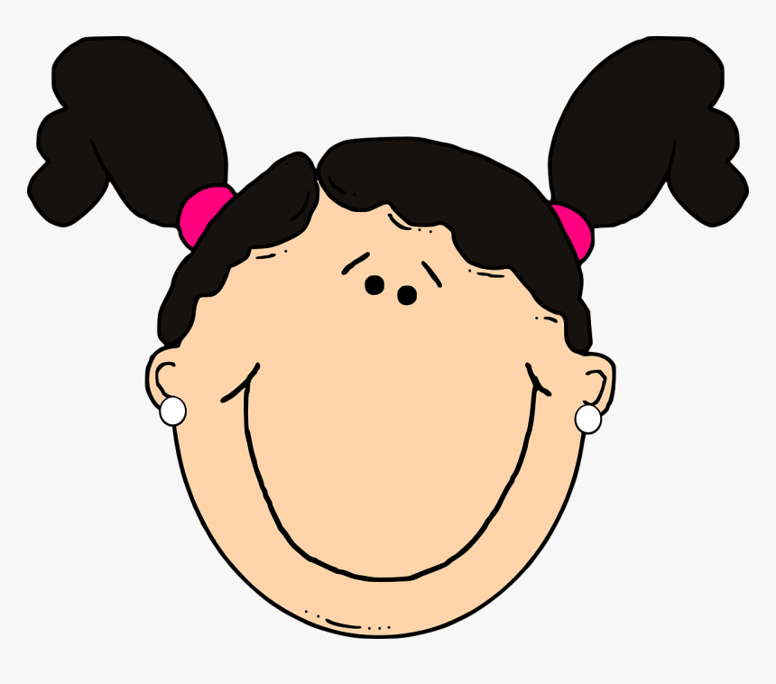 Smiling Girl Clipart, HD Png Download, Free Download