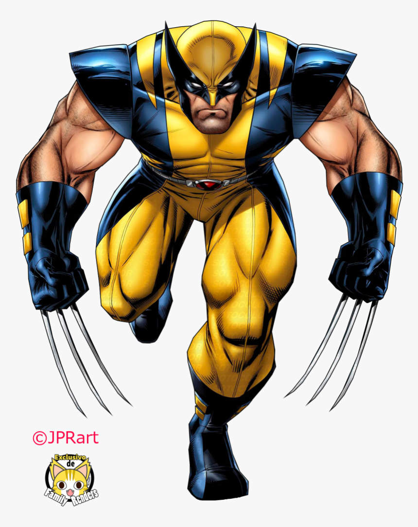 Wolverine Marvel Comic Cliparts Cartoons Transparent - Wolverine Cartoon, HD Png Download, Free Download