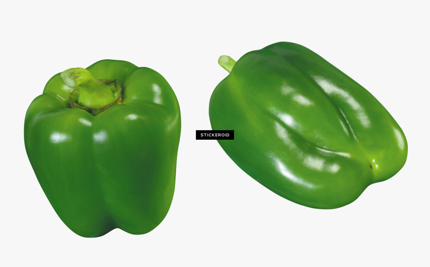 Green Bell Peppers Png - Bell Pepper, Transparent Png, Free Download