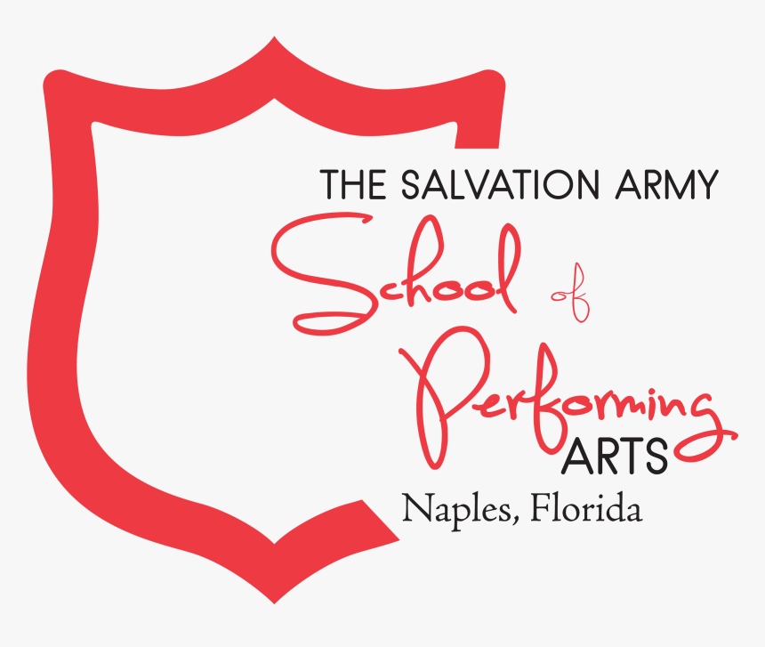 The Salvation Army School Of Performing Arts Naples - Calligraphy, HD Png Download, Free Download