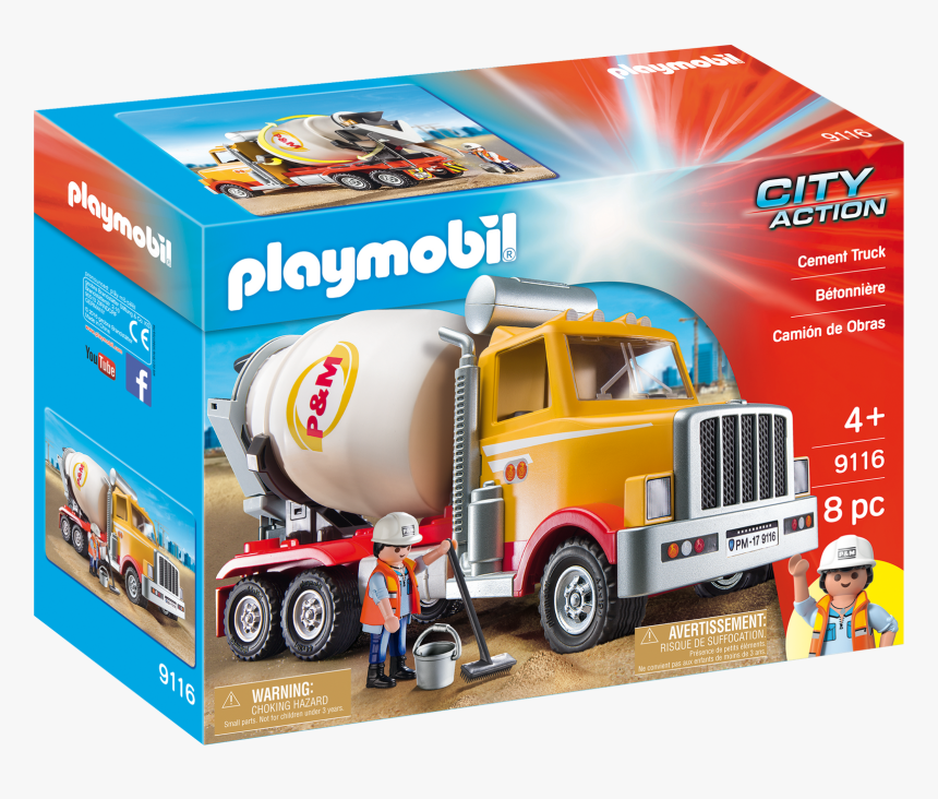 Cement Truck Png, Transparent Png, Free Download