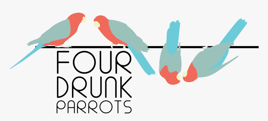 Four Drunk Parrots, HD Png Download, Free Download