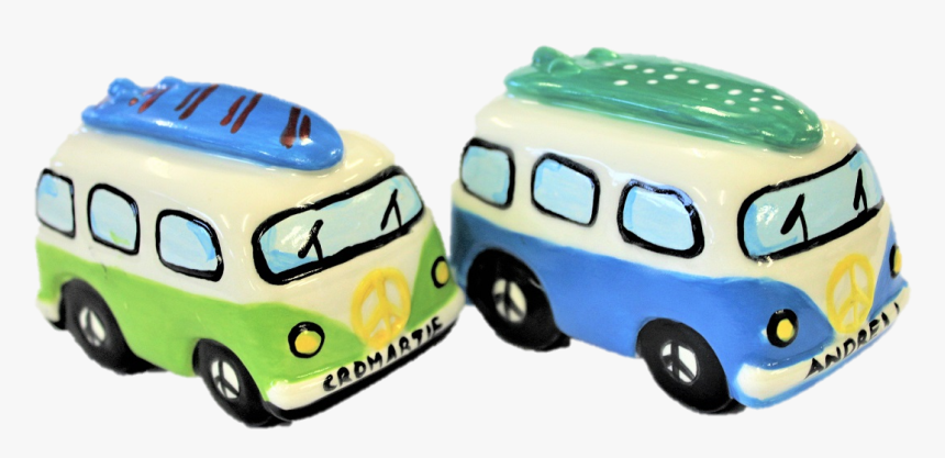 Hippy Surfer Van Figuirine - Model Car, HD Png Download, Free Download