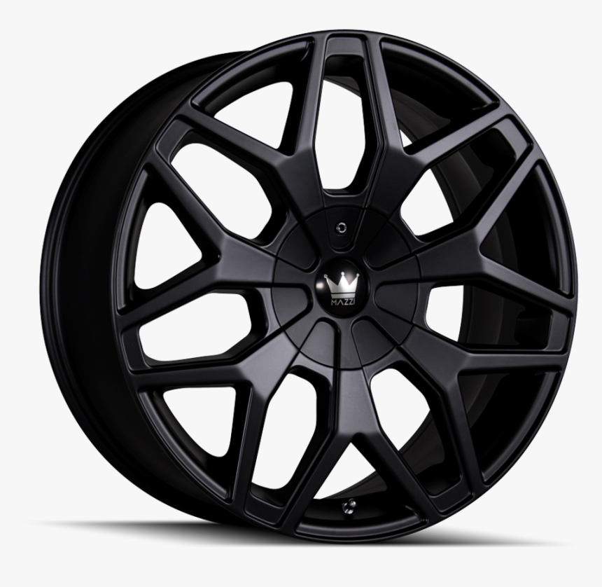 Mazzi367mb1 - Matte Black Hellcat Wheels, HD Png Download, Free Download