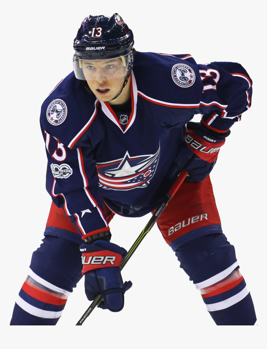 Cam Atkinson Transparent Background Png - College Ice Hockey, Png Download, Free Download