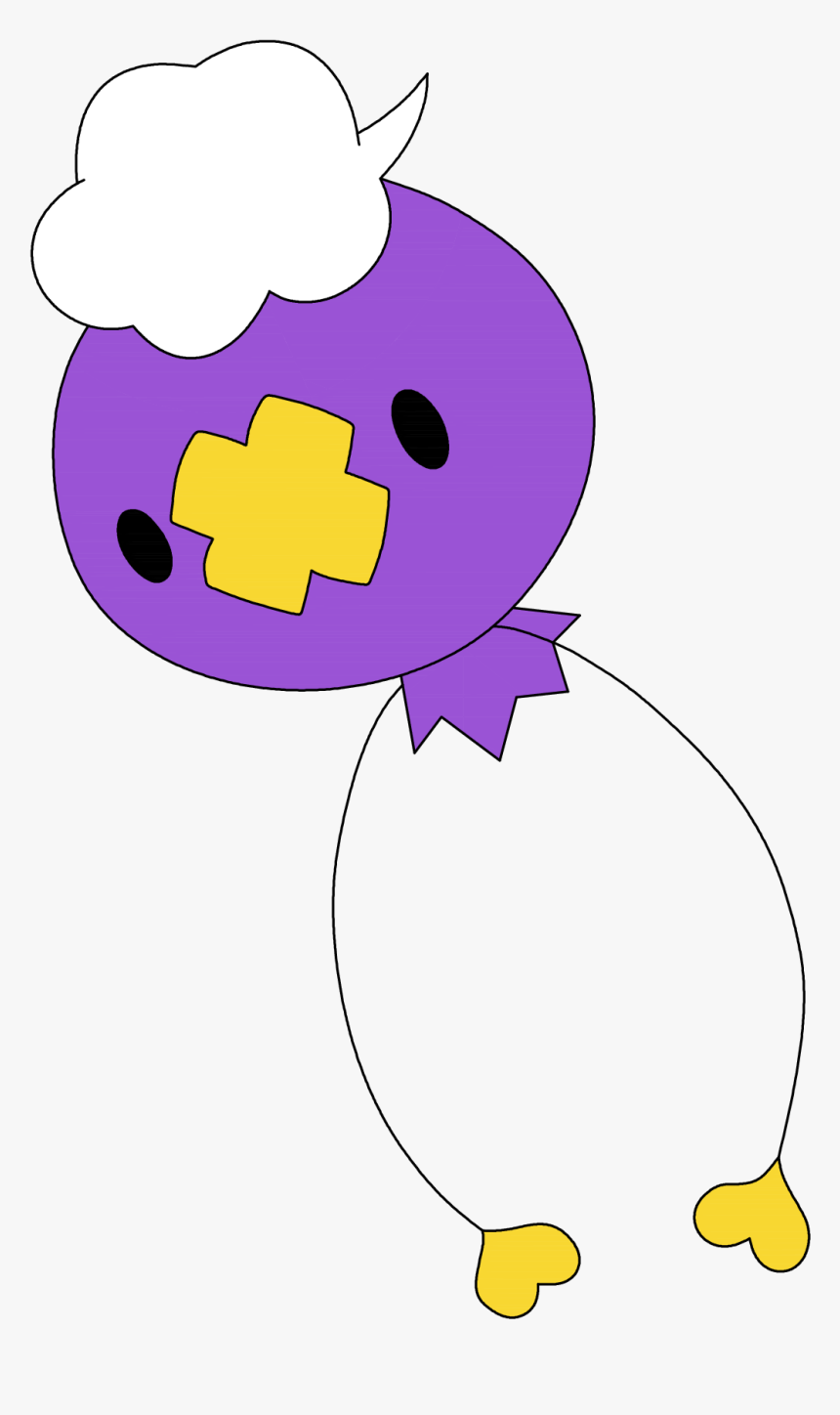 Drifloon Pokemon Coloring Pages, HD Png Download, Free Download