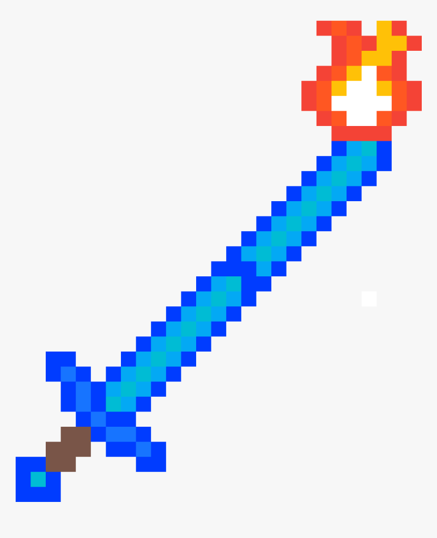 Transparent Fired Png - Minecraft Pvp Short Swords, Png Download, Free Download