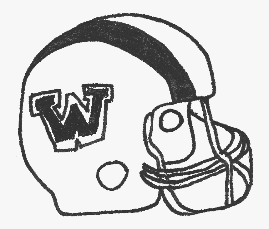 Page 8 Washington Helmet - Drawing, HD Png Download, Free Download