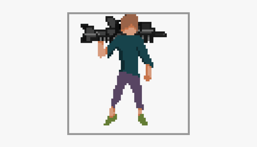 Primer Pixel Art - Assault Rifle, HD Png Download, Free Download