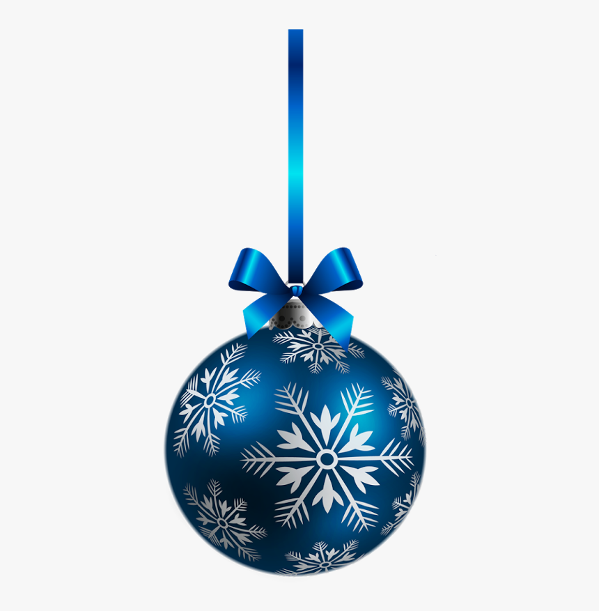Blue Christmas Ball Png, Transparent Png - kindpng