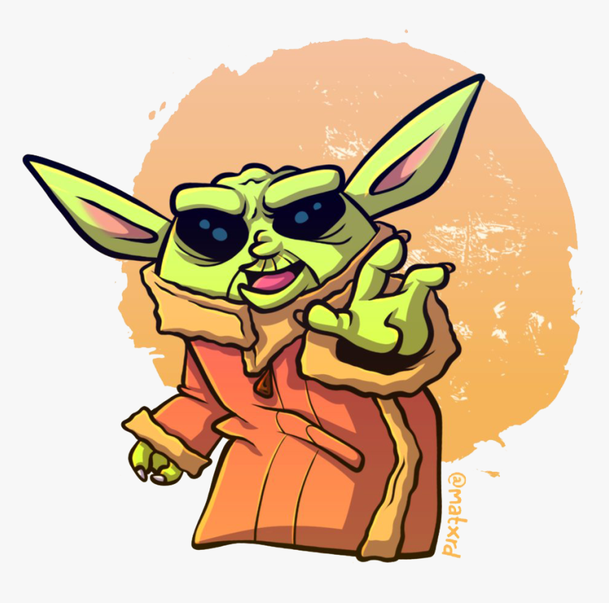 Star Wars Cute Baby Yoda Png Clipart Cartoon Transparent Png Kindpng
