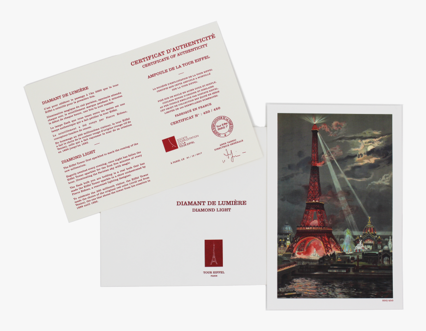 Certificate Of Authenticity Of The Diamond Of Light - Lighthouse, HD Png Download, Free Download