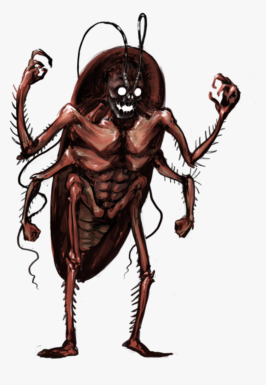 Look At This Roach Person
i Am Making Bug People More - Cockroach Dnd, HD Png Download, Free Download