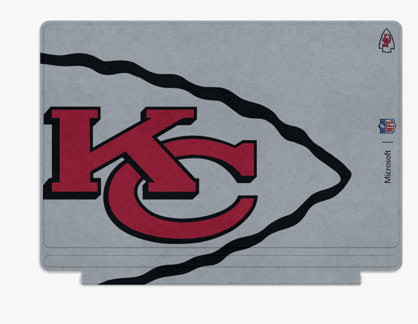 Microsoft Surface Pro 4 Kansas City Chiefs Type Cover - Super Bowl Kansas City Chiefs Logo, HD Png Download, Free Download