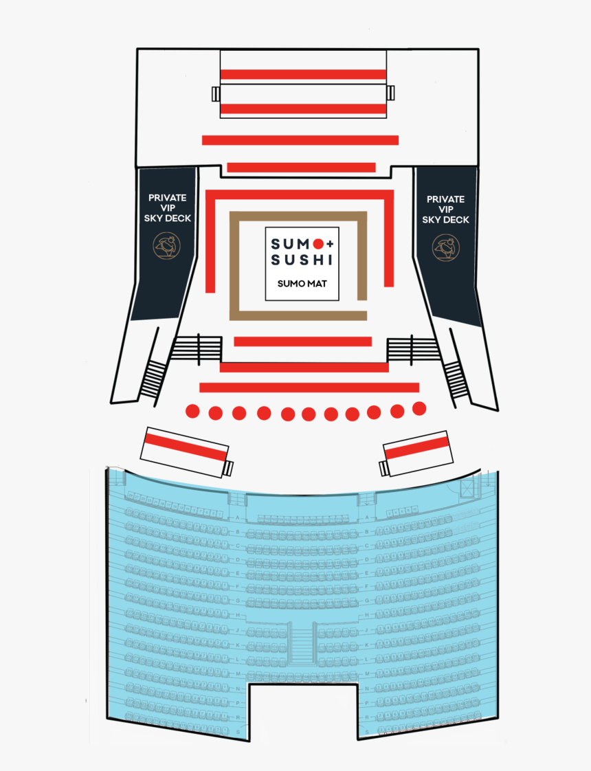 Sumo Floorplan With Key-01 - Carmine, HD Png Download, Free Download