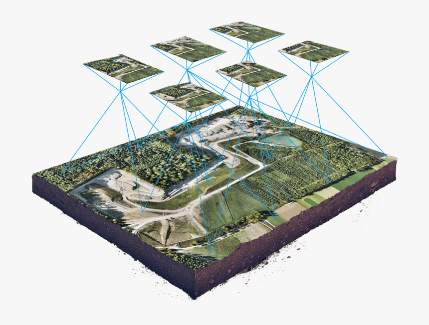 Photogrammetry Illustration - Uav Lidar, HD Png Download, Free Download