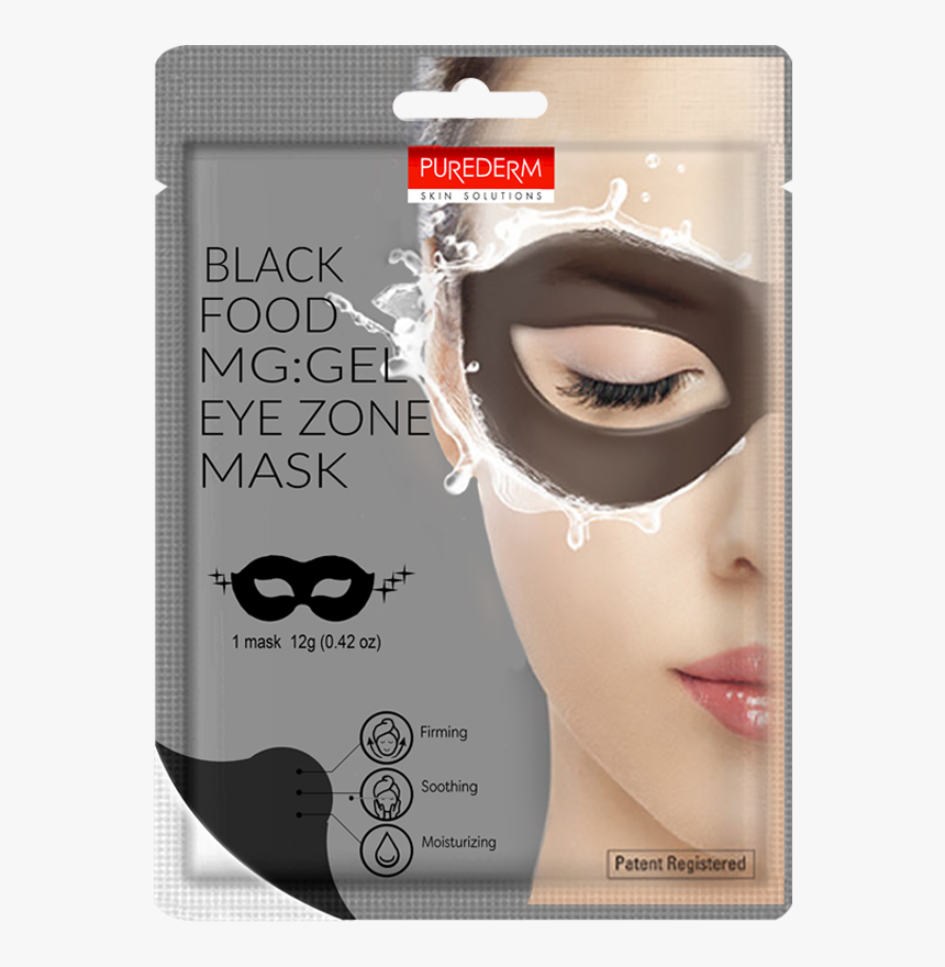 Purederm Black Food Gel Eye Zone Mask, HD Png Download, Free Download