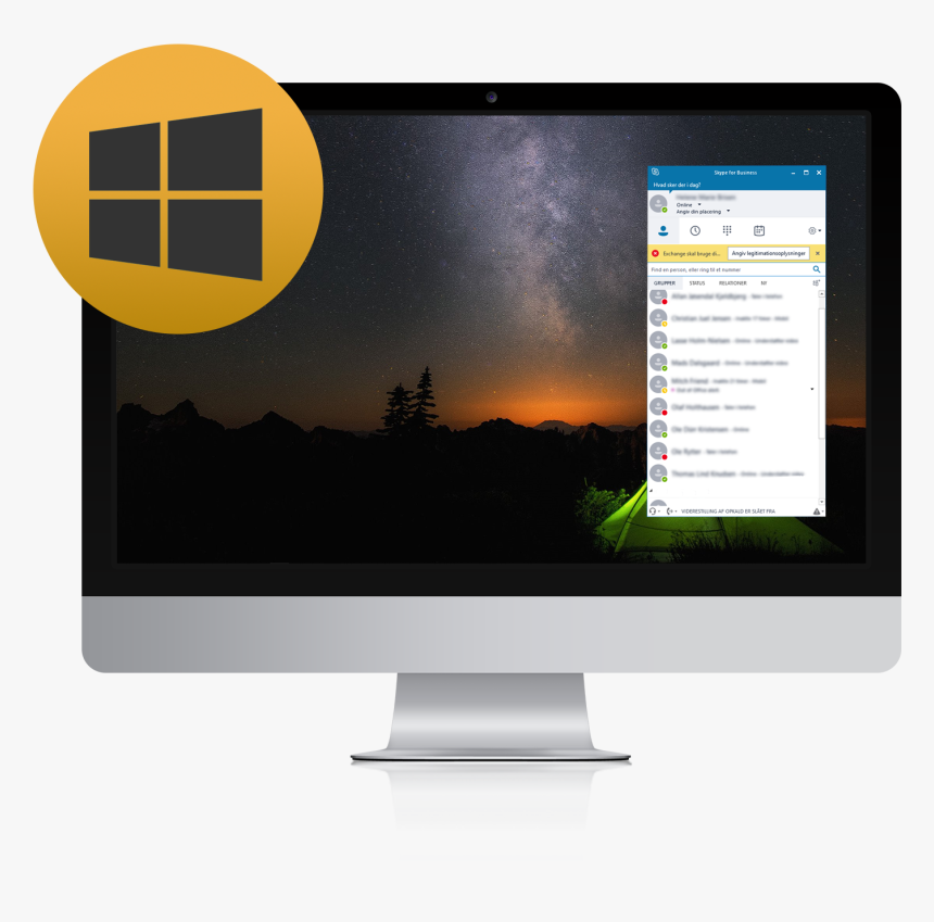 Kuando Busylight Compatible Skype For Business Windows - Output Device, HD Png Download, Free Download