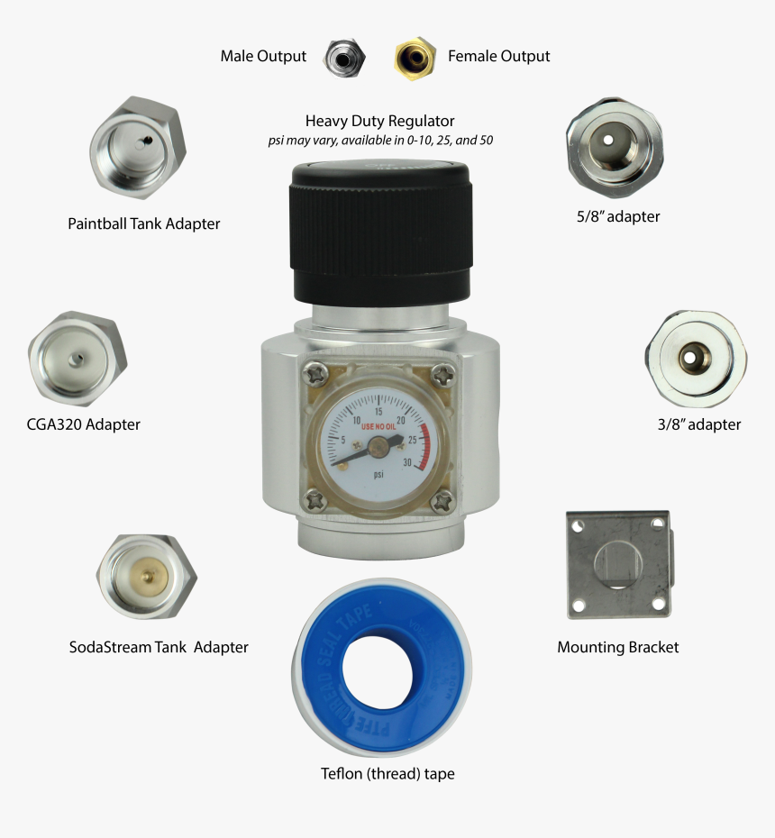 Ultimate Co2 Regulator - Co2 Regulator, HD Png Download, Free Download