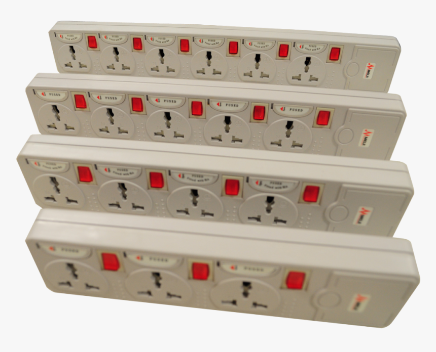 Extension Cords With Surge Protection - Power Strip, HD Png Download, Free Download