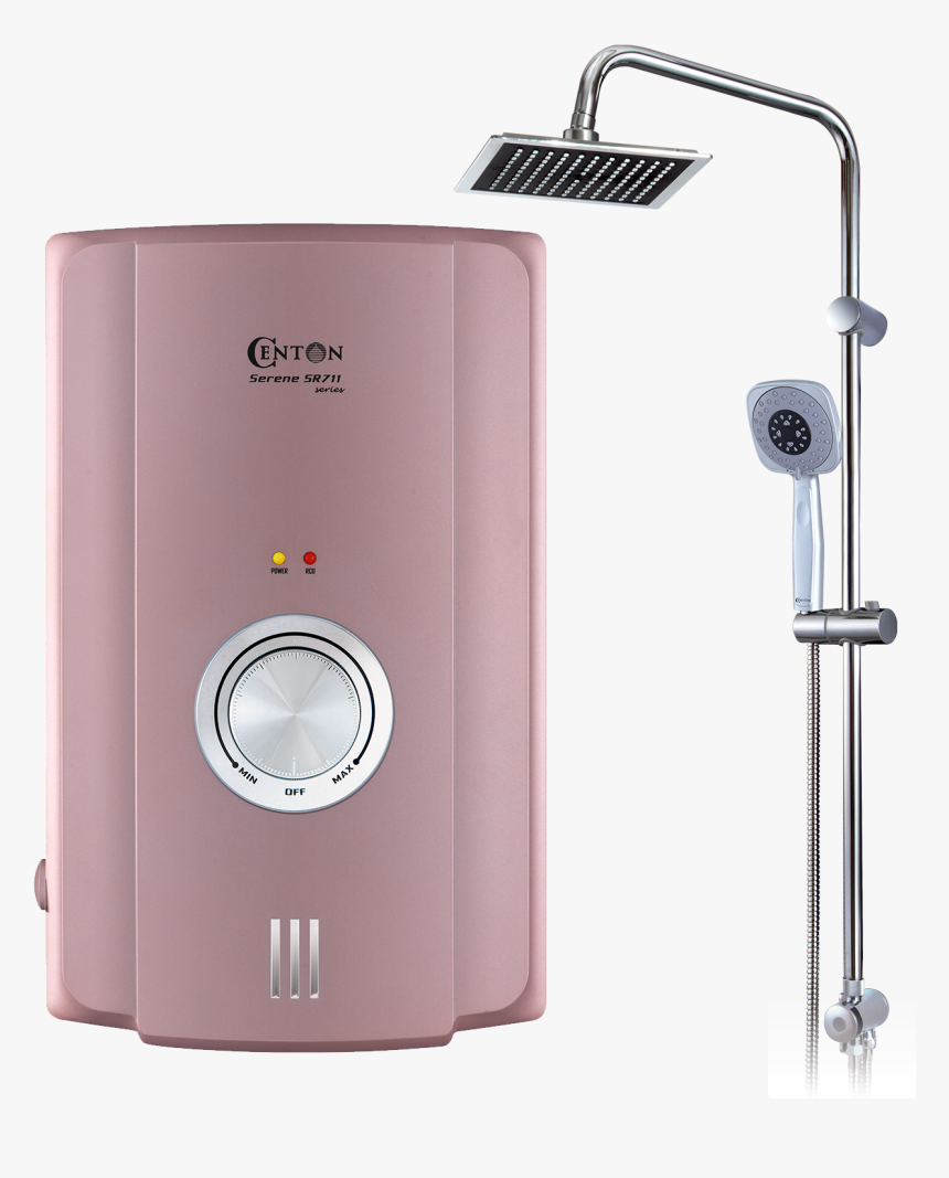 Centon Serene Instant Shower Water Heater Rainshower - Centon Water Heater, HD Png Download, Free Download