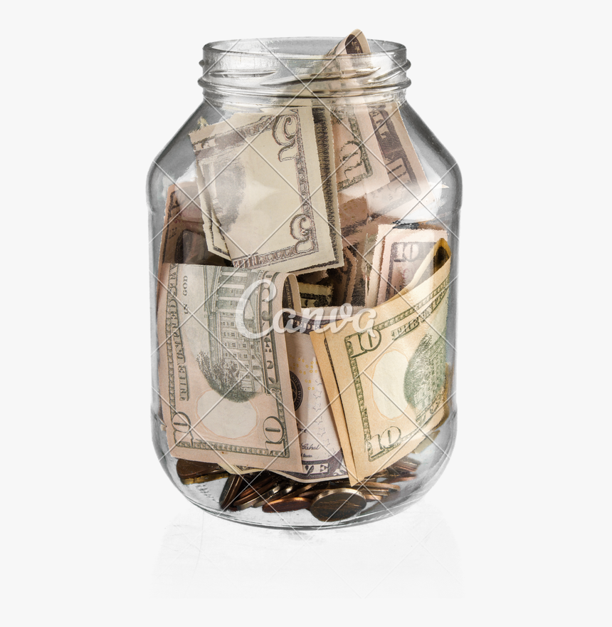 Transparent Coin Jar Clipart Money Jar Hd Png Download Kindpng