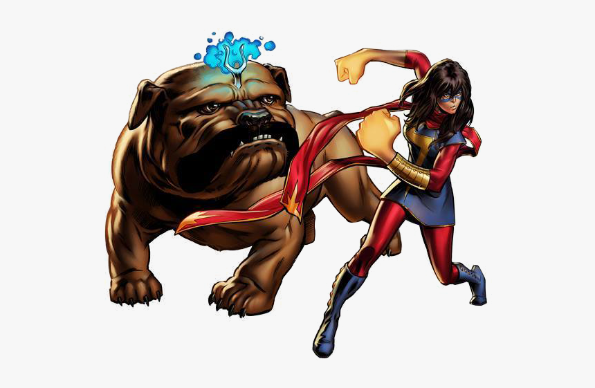 Kamala Khan Is A Fangirl Through And Through - Marvel Avengers Alliance Ms Marvel, HD Png Download, Free Download