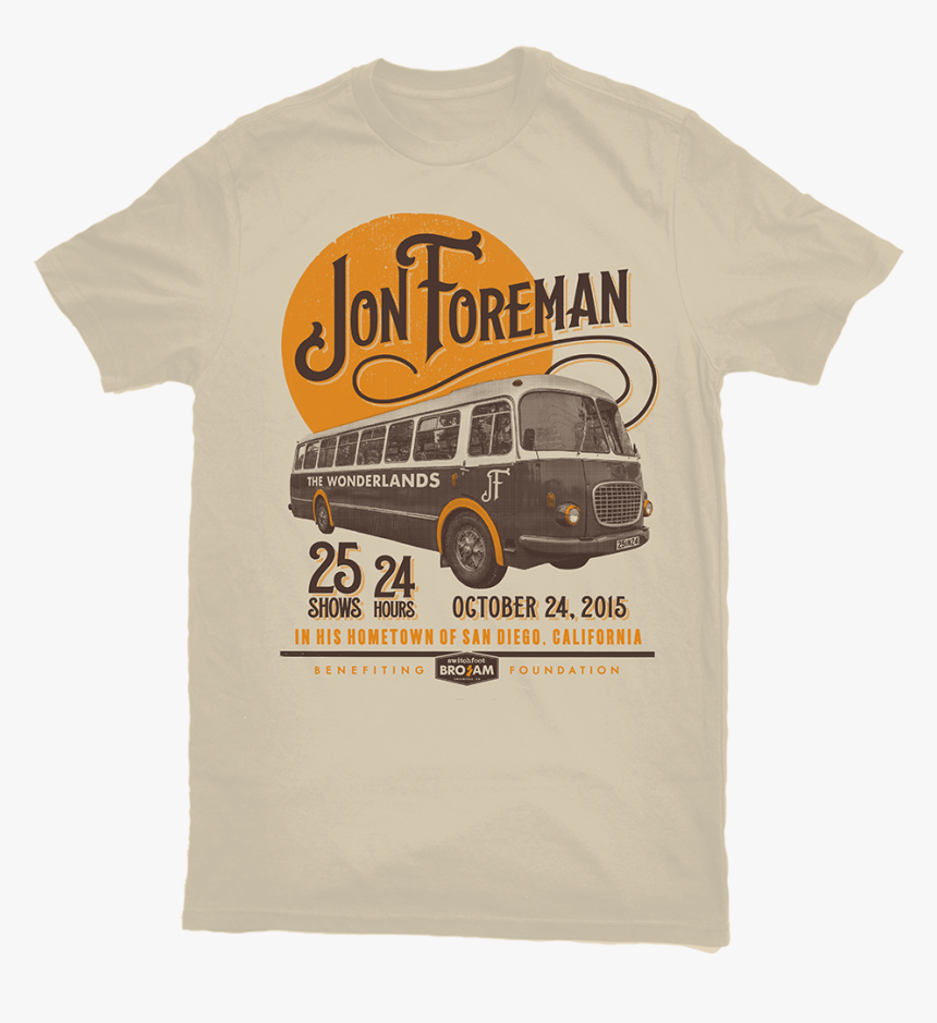 Jon Foreman 25in24 Shirt - T Shirt, HD Png Download, Free Download